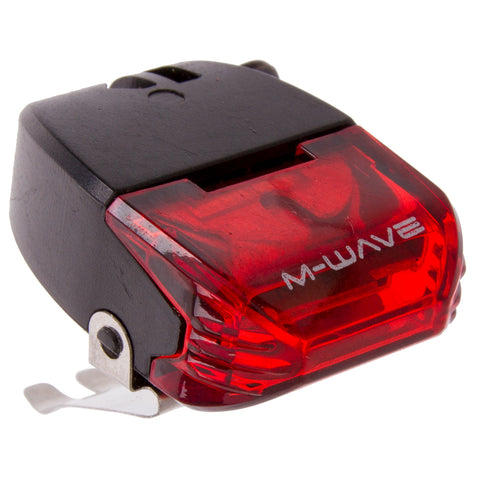 M-Wave luz de Freno para Helios LED Batería 4 cm Negro/Rojo